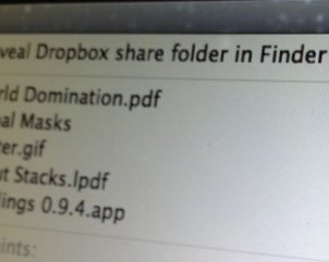 Droplings — самый простой способ шарить файлы через Dropbox под Mac