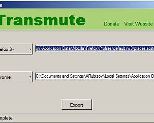 Единый пункт обмена закладками между браузерами - Transmute