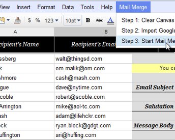 Персонализированная рассылка писем с помощью Gmail и Google Docs