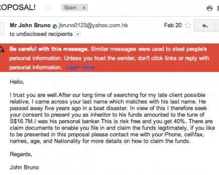 Gmail рассказывает, почему то или иное сообщение попало в СПАМ